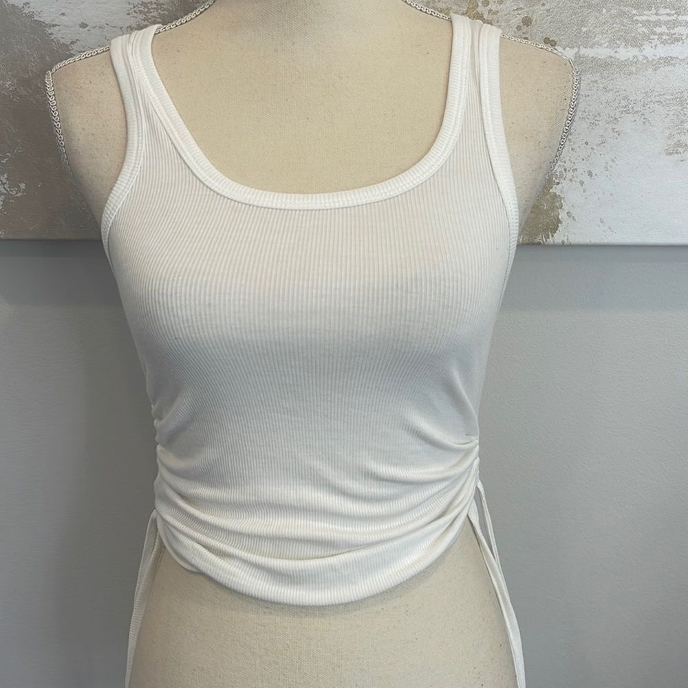 EDIKTED ribbed ADJUSTABLE tank